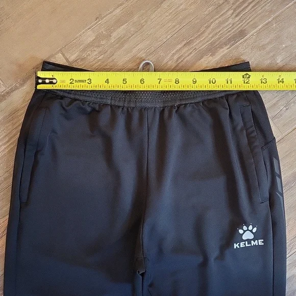KELME Elastic Drawstring Waist Sports Training Pants, Size 12 Youth - Picture 2 of 11